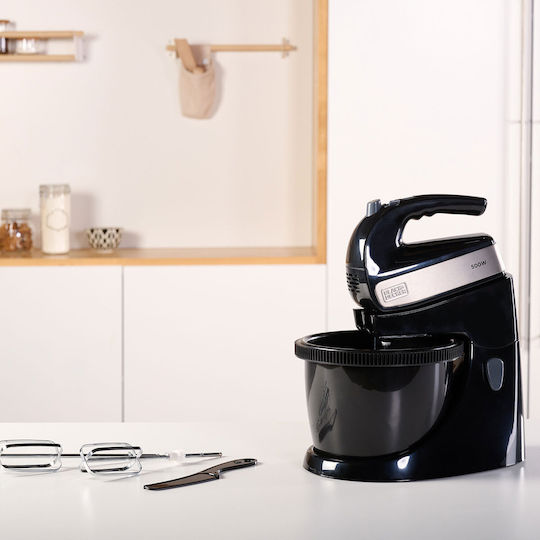 Black & Decker BXMXA500E ES9130090B Mixer Handmixer 500W Schwarz