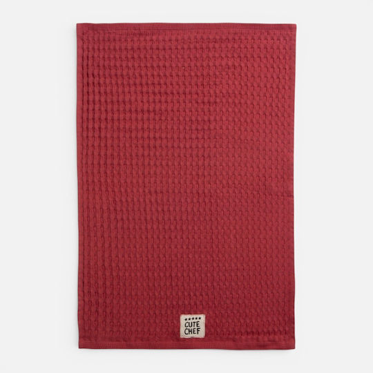 Nef-Nef Homeware Cute Chef Geschirrtuch aus 100% Baumwolle in Brauner Farbe 45x68cm