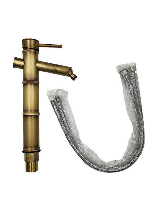 Baterie Amestecătoare Pentru Chiuvetă Bronzată