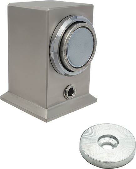 Türstopper Magnetisch Metallisch Silber 1Stück