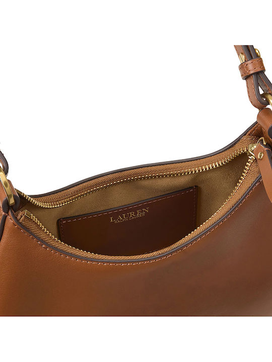 Lauren Leather Women's Shoulder Bag Beige