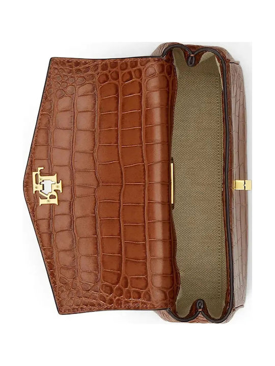 Lauren Leather Women's Shoulder Bag Beige