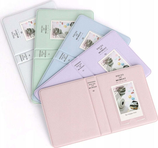 Loveinstant 64 Stück Fotoalbum Fujifilm Instax Mini 12 11 40 9 8 7s Evo Liplay Link 2 Se Pastellgrün
