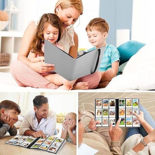 Loveinstant Album На снимки 360 Zdjęć До Fujifilm Instax Mini Xiaomi Polaroid Canon Hp Kodak Fioletowy