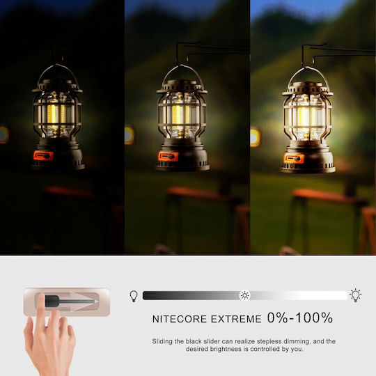 Led Solar Laterne für Camping Beig
