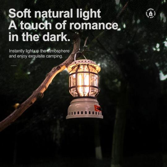 Led Solar Laterne für Camping Beig