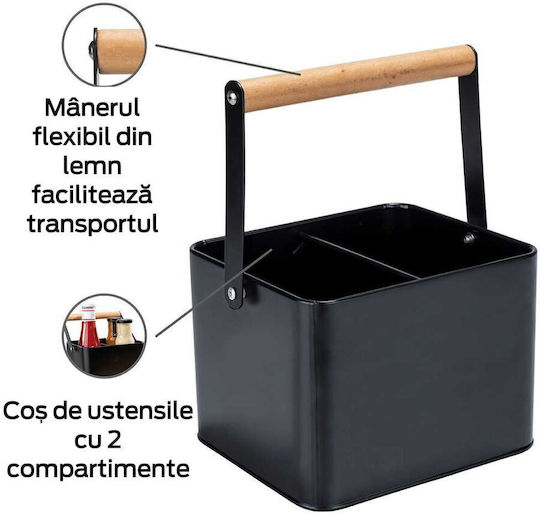 Wenko Wenko Metallische Tischbasis 25.5x18x15cm Schwarze