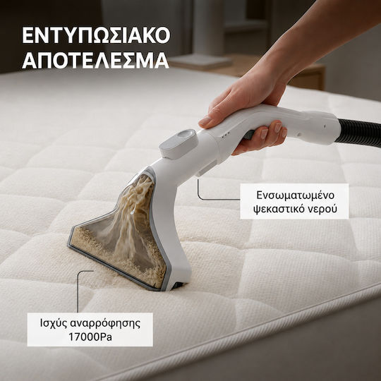 Ryer Pro Pro 5 In 1 Σκούπα Υγρών / Στερεών 800W με Πλαστικό Κάδο 3lt