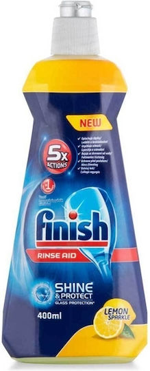 Finish Rinse Aid Agent de Clătire Lichid pentru Mașina de Spălat Vase 1x385ml
