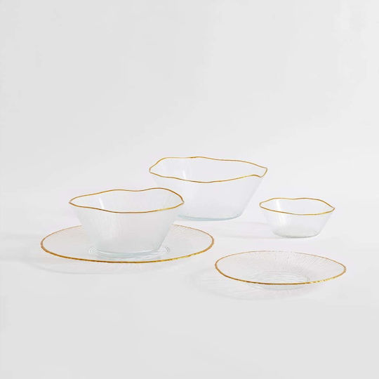 Home&Styling Collection Gold Salad Bowl