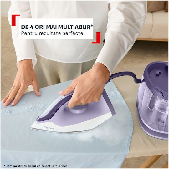 Tefal Power Pro Compact 200 Dampfsystem mit 6,2 bar Dampfdruck und 1,7 l Wassertankkapazität