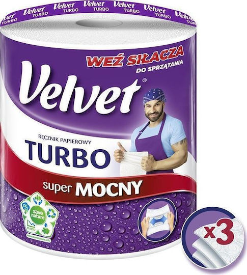 Velvet Кухненска хартия Ролка 3 Листа