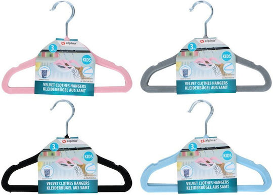 27017 Kinderkleiderbügel Rosa 3Stück