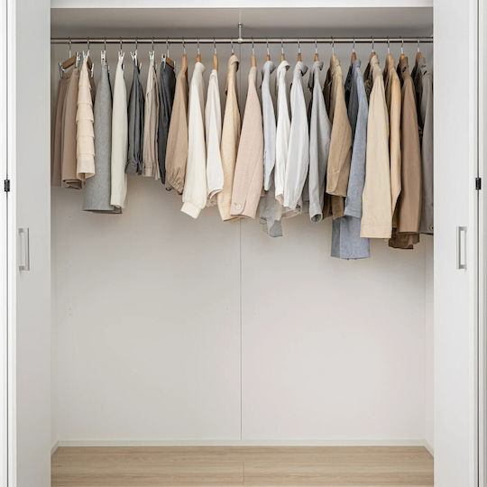 Yamazaki Metallic White Clothes Hanger