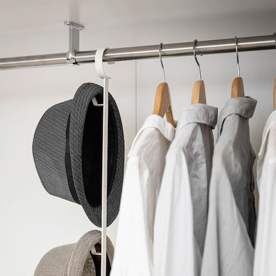 Yamazaki Metallic White Clothes Hanger