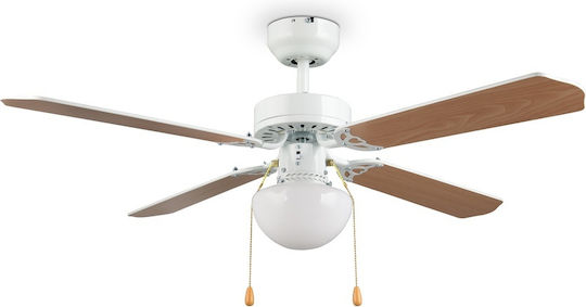 Trio Lighting Deckenventilator 106.5cm mit Leuchte Weiß