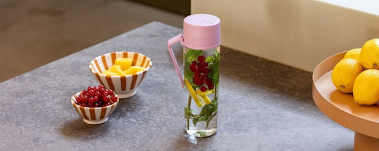 Brabantia Sticlă De Apă Din Sticlă Cu Capac Șurub Roz 500ml