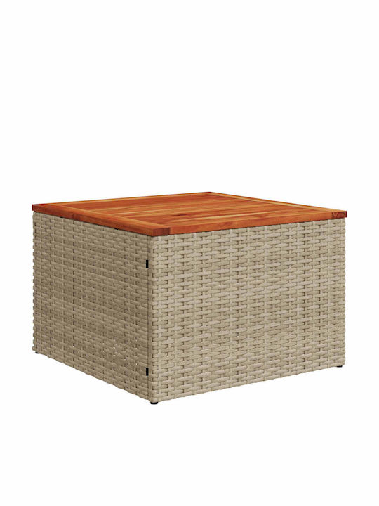 Zweisitziges Outdoor-Sofa aus Rattan mit Kissen