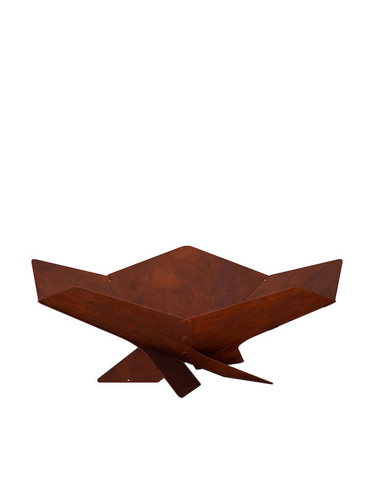 vidaXL Focar În Aer Liber Metalic Gri 53x53x18.5cm