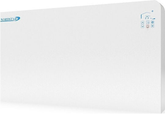 Nordstar NORD-025V-A/C Fan Coil Schlank 0.9/1.25kW Boden 70x13x67cm Weiß