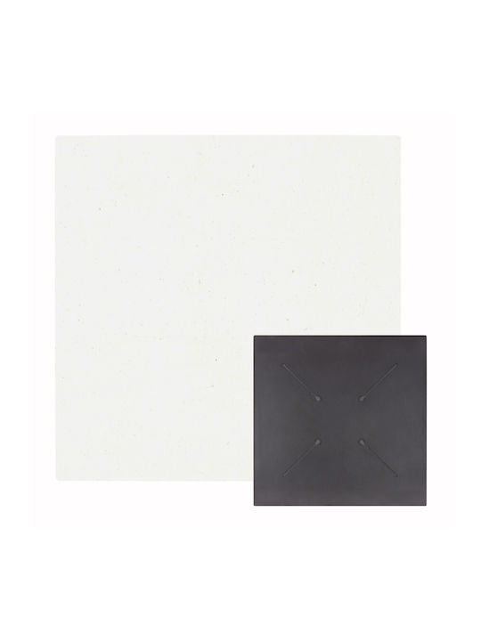 Square Table Surface HPL White 60x60cm 0536205