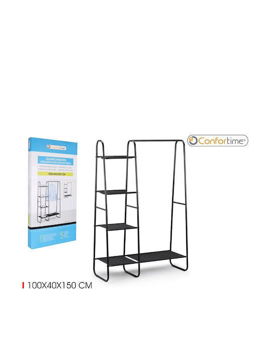 Bormann BPC2200 Гардеробна стойка Черен 100x39x150см