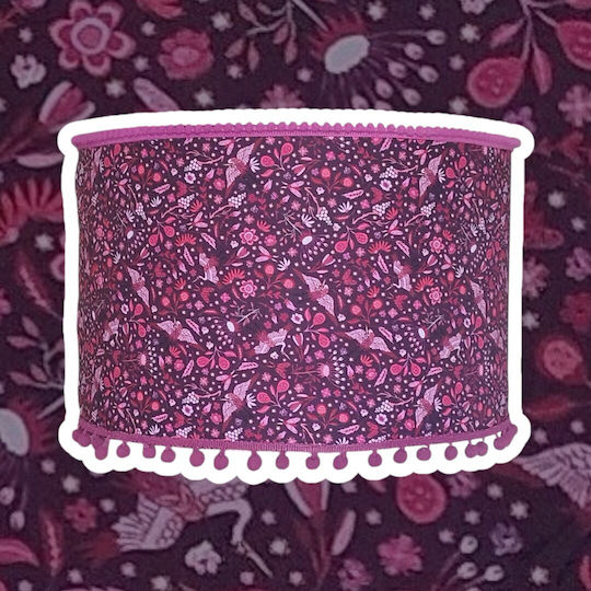 Oxygen Pink Oktagon Punkte Einfaches Licht Kinderzimmer-Deckenleuchte Kremasto mit E27-Fassung Rosa 30x20cm
