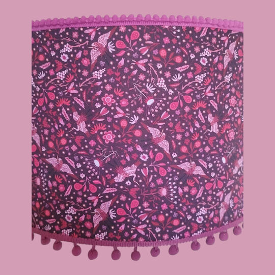 Oxygen Pink Oktagon Punkte Einfaches Licht Kinderzimmer-Deckenleuchte Kremasto mit E27-Fassung Rosa 30x20cm