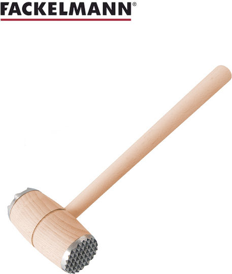 Fackelmann Wooden Meat Mallet with Metal Tips 30cm