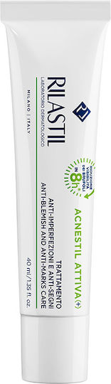 Rilastil Acnestil Attiva (+) Face Cream Against Blemishes & Acne With Niacinamide 40ml