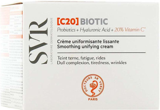 SVR Laboratoire C20 Biotic Face Cream with 20% Optimized Vitamin C with Vitamin Microspheres for Bright Skin 50ml