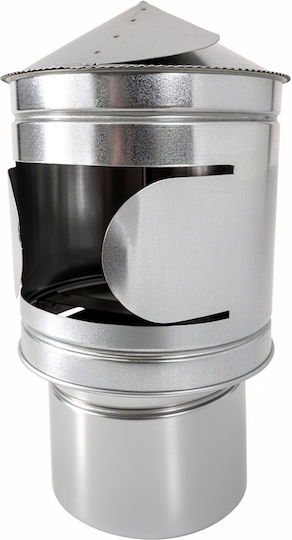 Biofan Шапки Chimney Pipe Поцинковани 150мм Сребрист