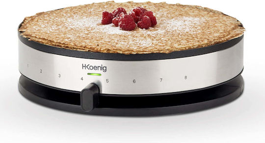 HKoenig Κρεπιέρα 33cm Inox 1300W