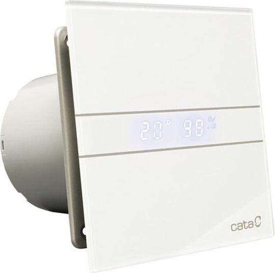 Cata Ventilator de Perete pentru Baie 100mm Alb