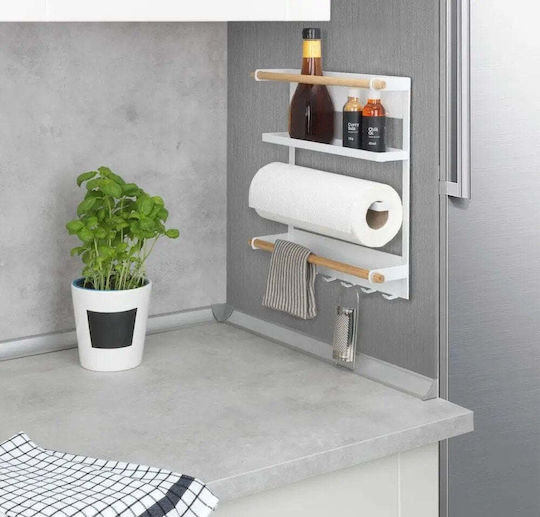 Wenko Metallic White Paper Towel Holder 33x6x8cm