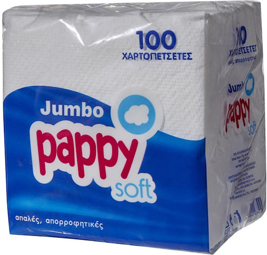 Pappy Soft 100 Салфетки Бели