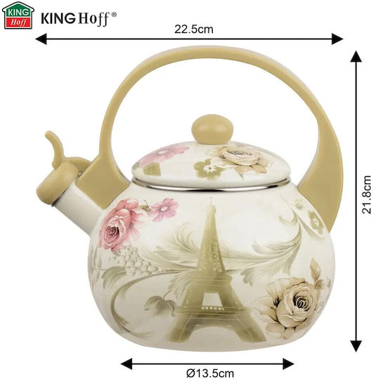 KING Hoff Βραστήρας Εμαγιέ 2000ml KING Hoff Βραστήρας Εμαγιέ 2000ml