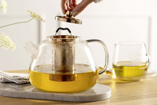 Leonardo Τσαγιέρα με Φίλτρο Διάφανη 1500ml