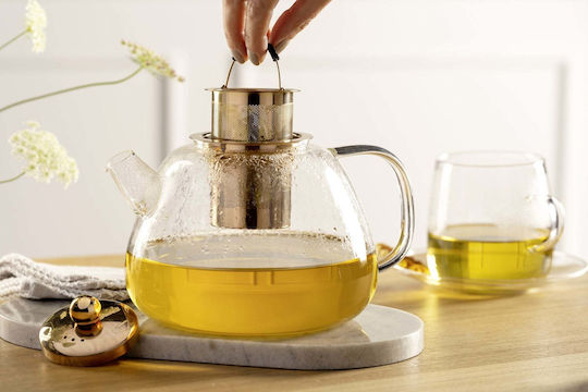 Leonardo Τσαγιέρα με Φίλτρο Διάφανη 1500ml