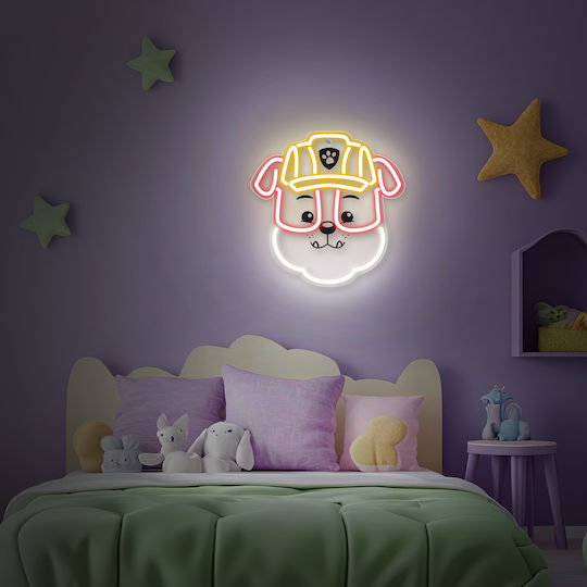 Paw Patrol Lumină de perete pentru copii Lumini LED Plastic