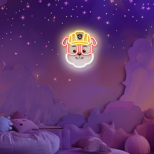Paw Patrol Lumină de perete pentru copii Lumini LED Plastic