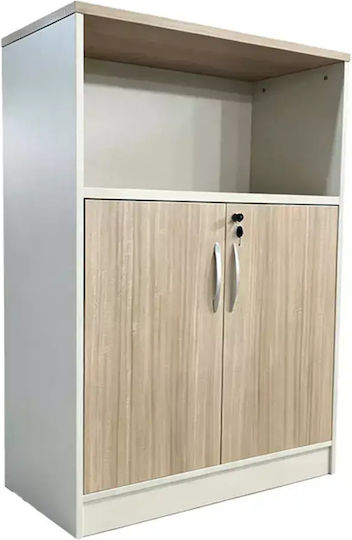 Μπουφές Greco από Ξύλο Μπεζ 80x40x120cm