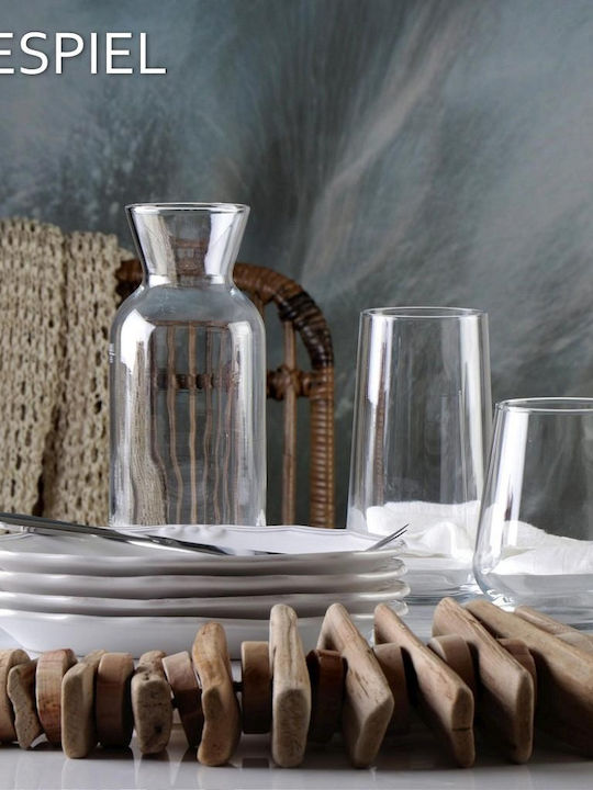 Espiel Village Стъклена Карафа за Сервиране с Капачка Прозрачна 500ml