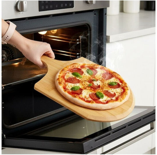 Orion Wooden Pizza Serving Platter with Handle 40x28x1cm