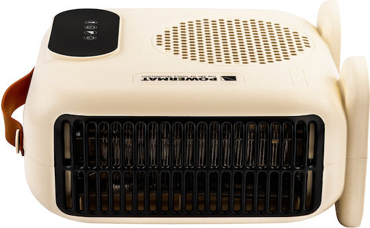 Powermat Fan Heater Room Floor White 2000W