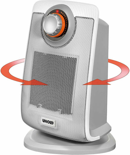 Unold White Ceramic Floor-Standing Bathroom Fan Heater 2000W