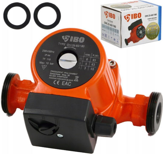 Exec Circulation Pump Ohi 25-60/180 47.5/3 магазин за риболовни механизми Циркулационна помпа За отопление 180мм