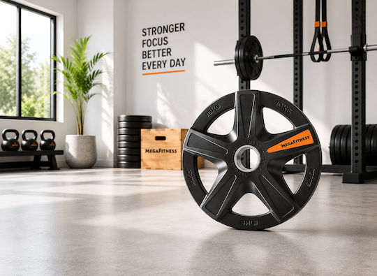MegaFitness Комплект Дискове 1 x 10кг Φ50мм с Дръжки