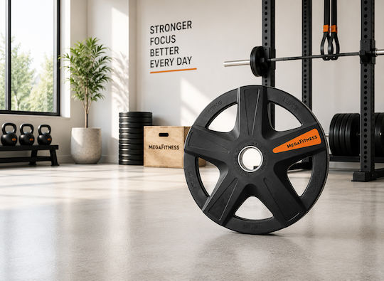 MegaFitness Комплект Дискове 1 x 15кг Φ50мм с Дръжки