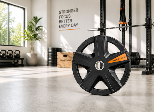 MegaFitness Комплект Дискове 1 x 25кг Φ50мм с Дръжки